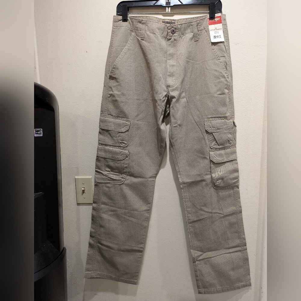 wrangler Men's Tan Cargo Pants